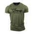 Men's Be Strong and Courageous Cotton T-Shirt