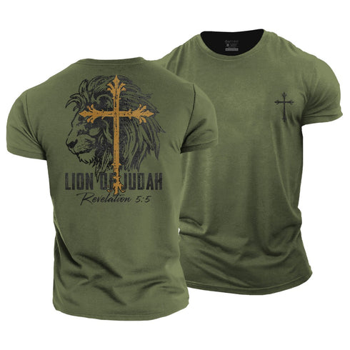 Men's Lion of JUDAH Cotton T-Shirt