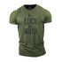 Men's 0% Luck 100% Hustle Cotton T-Shirt