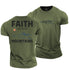 Men's Faith Can Move Mountains Cotton T-Shirt