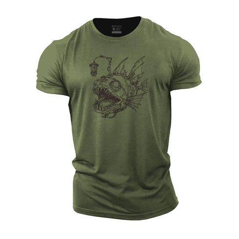 Men's Abyssal Sentinel Cotton T-Shirt