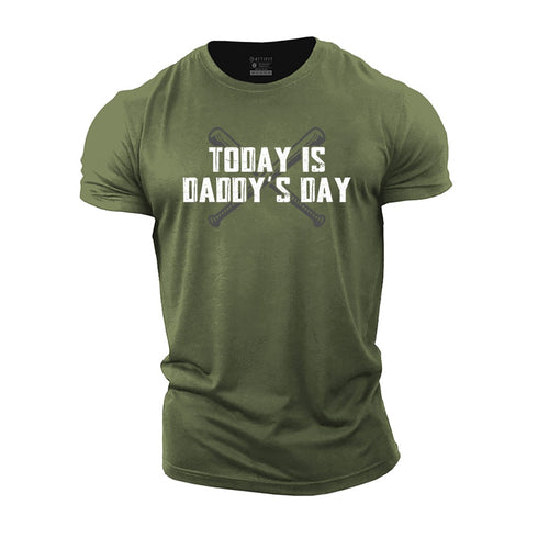 Men's Today Is Daddy's Day Cotton T-Shirt