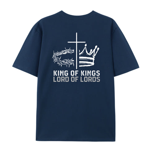Men's King Of Kings Lord Of Lords Cotton T-Shirt