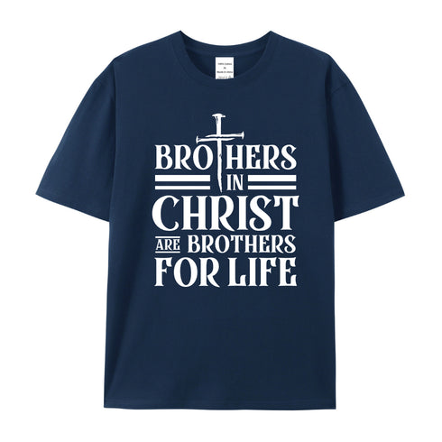 Unisex Brothers In Christ Cotton T-Shirt