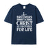 Unisex Brothers In Christ Cotton T-Shirt