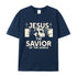 Unisex Jesus The Savior Of The World Cotton T-Shirt