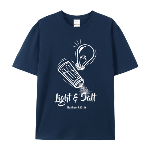 Unisex Light And Salt Cotton T-Shirt