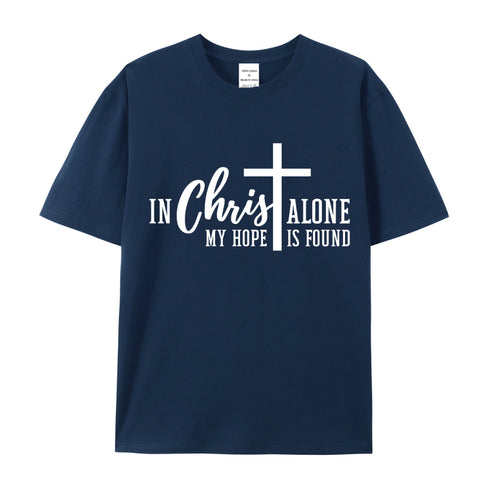 Unisex My Hope Is Found In Christ Alone Cotton T-Shirt