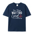 Unisex In The Waiting God Is Working Cotton T-Shirt