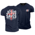 Unisex Jesus Saves Cotton T-Shirt