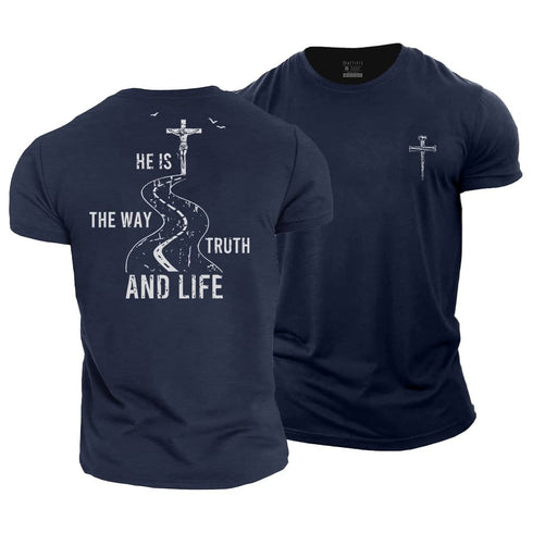 Men's Way Truth and Life Cotton T-Shirt