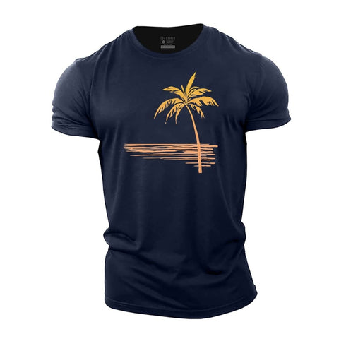 Men's Palm Horizon Cotton T-Shirt