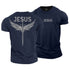 Men's Jesus Wings Cotton T-Shirt