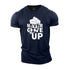 Men's Never Give Up Cotton T-Shirt