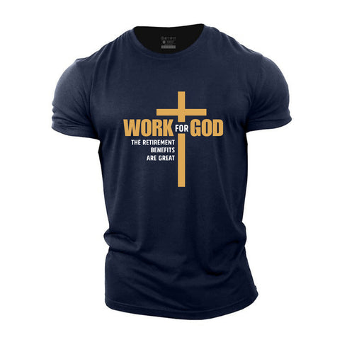 Men's Work For God Cotton T-Shirt
