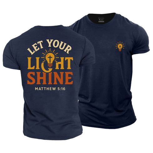 Men's Let Your Light Shine Cotton T-Shirt