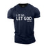 Men's Let God, Let Go Cotton T-Shirt
