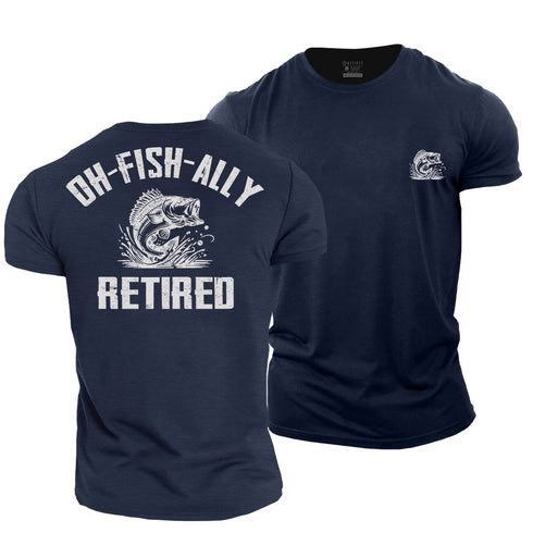 Men's Oh-Fish-Ally Retired Cotton T-Shirt