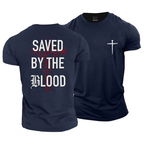 Unisex Saved By The Blood Cotton T-Shirt