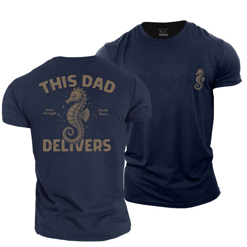 Men's This Dad Delivers Cotton T-Shirt