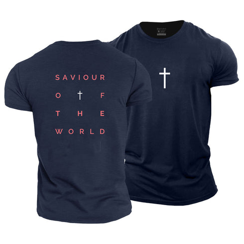 Men's Saviour Of The World Cotton T-Shirt