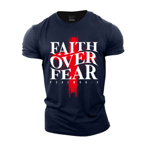 Unisex Faith Over Fear Cotton T-Shirt