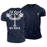 Men's Jesus Has My Back Cotton T-Shirt