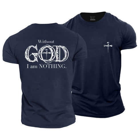Men's Without God I'm Nothing Cotton T-Shirt