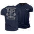 Men's Jesus and The Gym Cotton T-Shirt