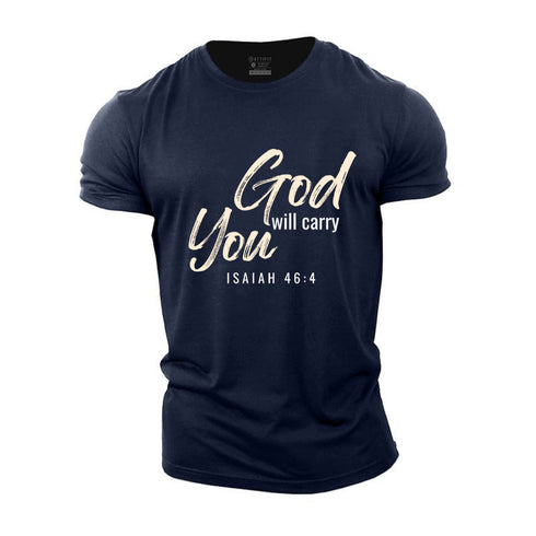 Men's God Will Carry You Cotton T-Shirt