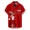 Men's Christmas Funny Graphic Short Sleeve Hawaiian Shirt
