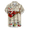 Men's Christmas Funny Graphic Short Sleeve Hawaiian Shirt