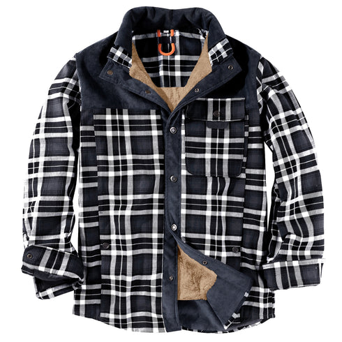 Men‘s Warm Pocket Casual Jacket Outwear