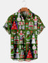 Men's Christmas Funny Graphic Short Sleeve Hawaiian Shirt