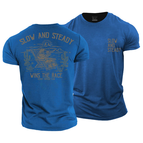 Men's Slow and Steady Cotton T-Shirt