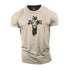Men's Lion Cross Cotton T-Shirt
