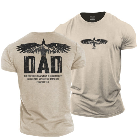 Men's Dad: Built on Integrity Cotton T-Shirt
