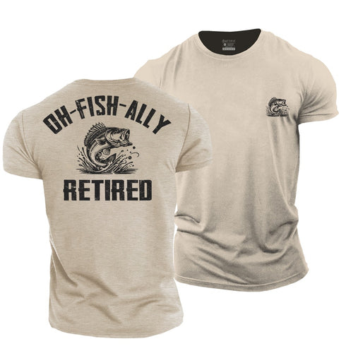 Men's Oh-Fish-Ally Retired Cotton T-Shirt