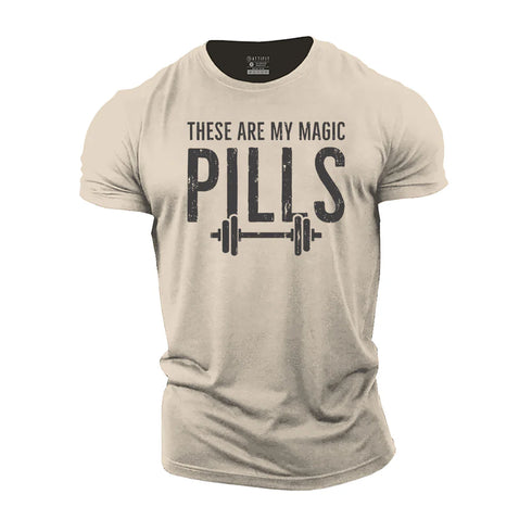 Men's These Are My Magic Pills Cotton T-Shirt
