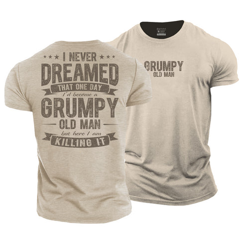Men's Grumpy Old Man Cotton T-Shirt
