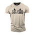 Men's Stay Strong Live Long Cotton T-Shirt
