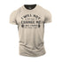 Men's I Will Not Let Age Change Me Cotton T-Shirt