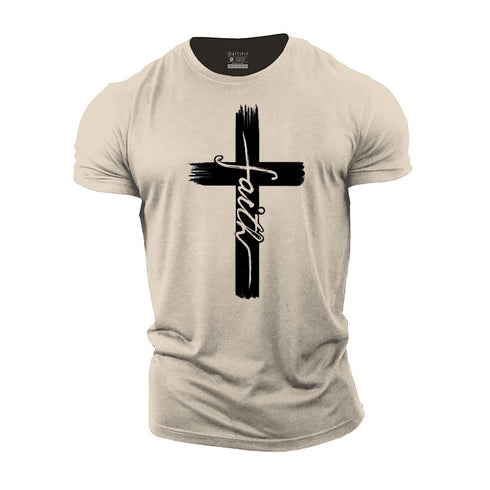 Men's Faith Cotton T-Shirt