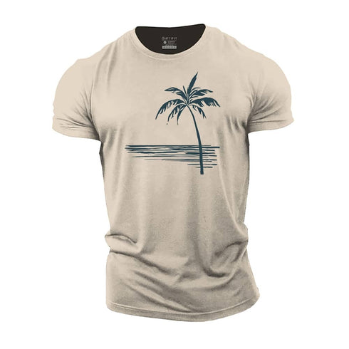 Men's Palm Horizon Cotton T-Shirt