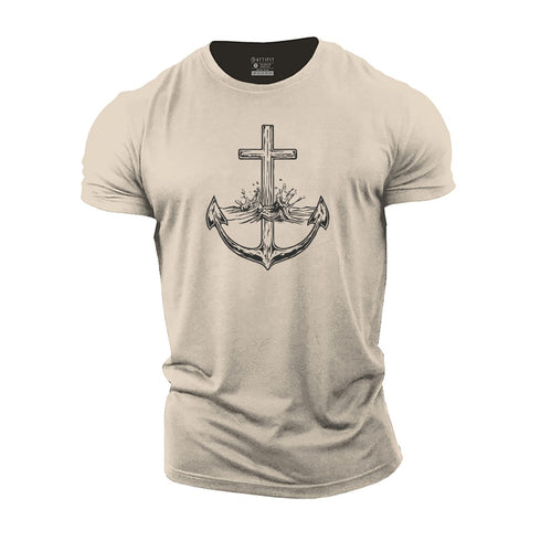 Men's Anchor of Faith Cotton T-Shirt