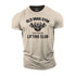 Men's Old Man Gym Lifting Club Cotton T-Shirt