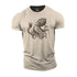 Men's Funny Hops Octopus Cotton T-Shirt