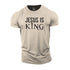Men's Jesus Is King Cotton T-Shirt