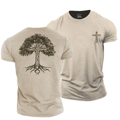 Men's Tree of Faith Cotton T-Shirt