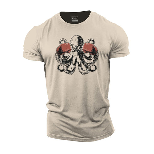 Men's Unleash the Tentacles Cotton T-Shirt